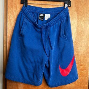 Nike - Blue/Red, Fleece, Sweat, Size M Shorts